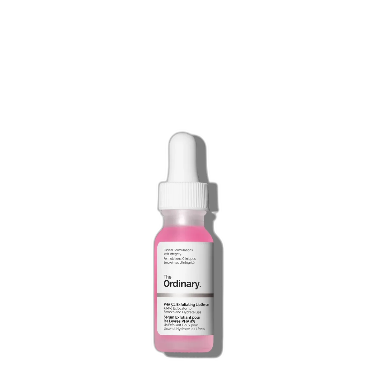 The Ordinary PHA 5% Exfoliating Lip Serum 15 mL bottle with doe-foot applicator