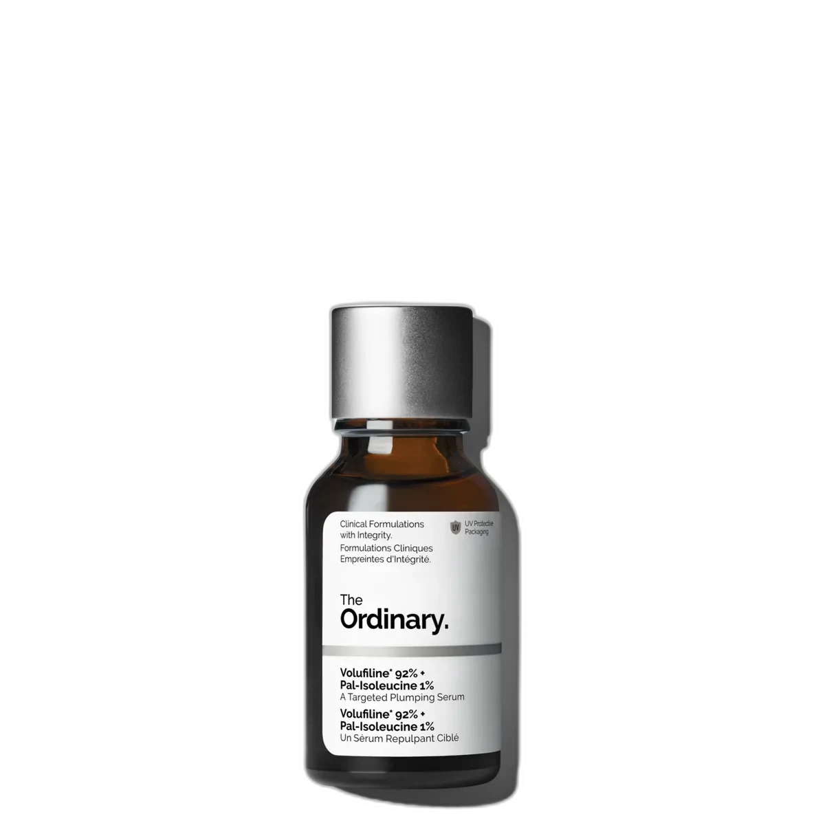 The Ordinary Volufiline 92% + Pal-Isoleucine 1% Plumping Anhydrous Serum 15 mL glass dropper bottle