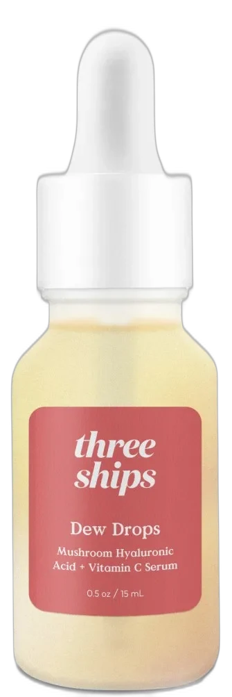 Three Ships Dew Drops Mushroom Hyaluronic Acid and Vitamin C Serum 30ml bottle