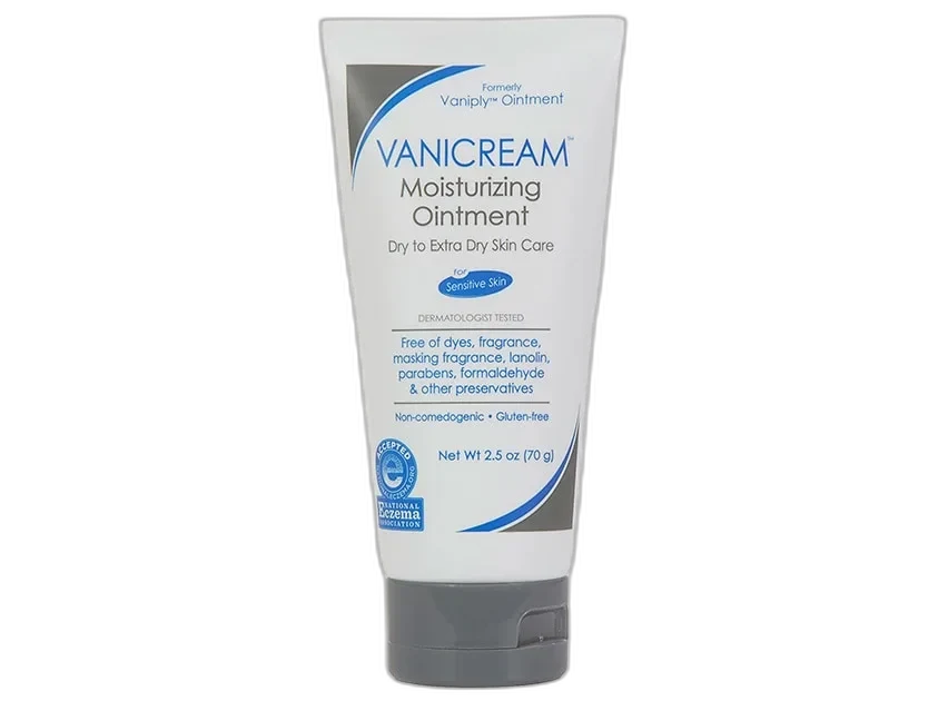 Vanicream Moisturizing Ointment tube for sensitive and eczema-prone skin