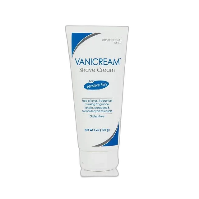 Vanicream Shave Cream 6 oz tube for sensitive skin shaving