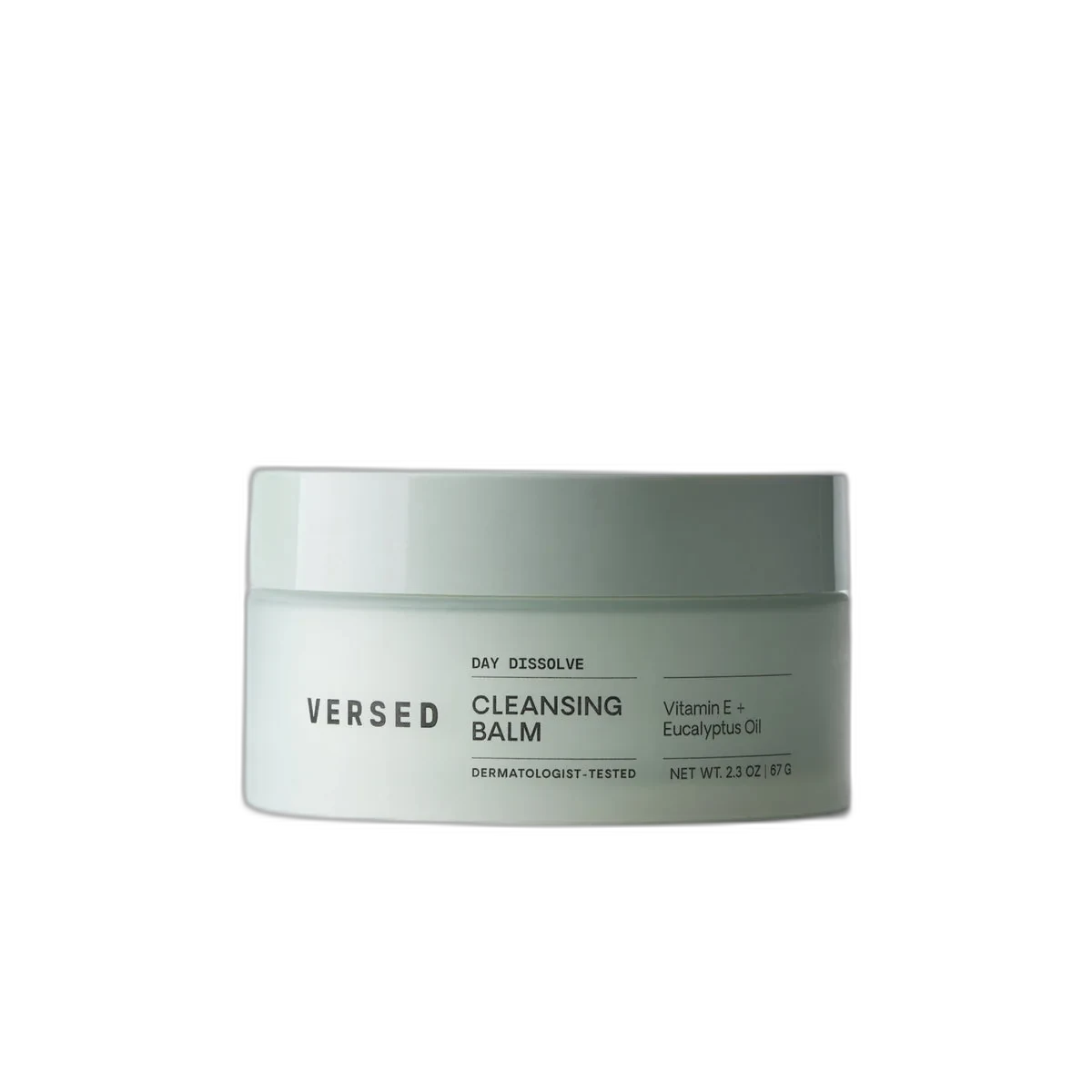 Versed Day Dissolve Cleansing Balm jar with oil-based makeup removing balm