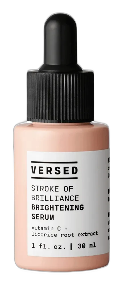 Versed Stroke of Brilliance Brightening Serum 30ml frosted glass bottle with dropper