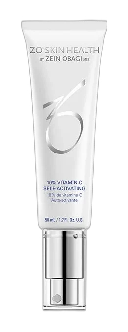 ZO Skin Health 10% Vitamin C Self-Activating glass dropper bottle